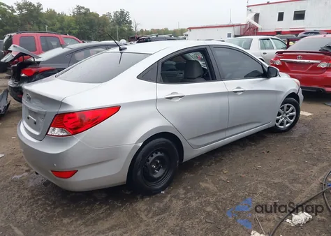 2012 Hyundai Accent Gls из США, поврежденный, VIN KMHCT4AE8CU197739